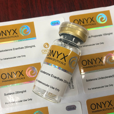 L' étiquette de la bouteille de 10 ml pour les produits pharmaceutiques