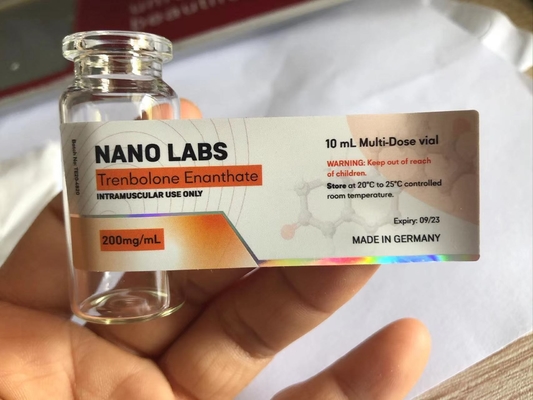 NANO LAB PHARMA Étiquettes pour petites bouteilles Impression d'étiquettes pour flacons de 10 ml Pour flacons en verre Conception personnalisée