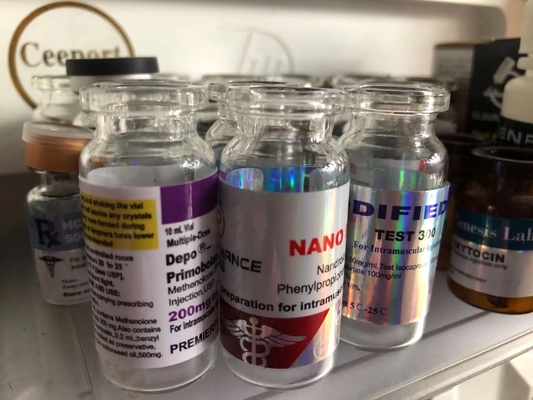 Déca Durobolin 250 10 ml Étiquettes du flacon Stéroïdes injectables Étiquettes de pharmacie