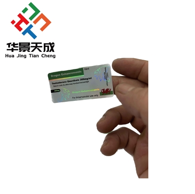 Étiquettes sur flacon de stéroïdes à base de métribolone-5-méthyltriénolone à l'huile de 5 mg en PAPER/PET/PVC