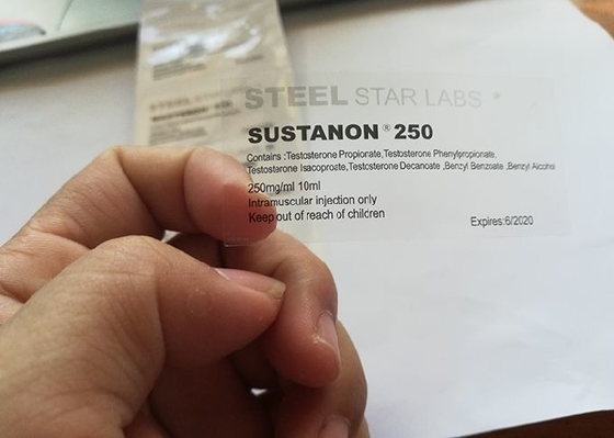 10ml imprimé clair Vial Labels Stickers 23 * 60 millimètres pour Muscledevelop