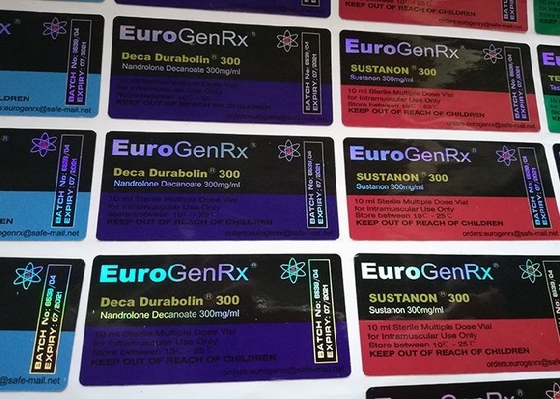 Labels et boîtes en verre de coutume de fiole de la fiole Labels10ml de conception américaine noire de dragon