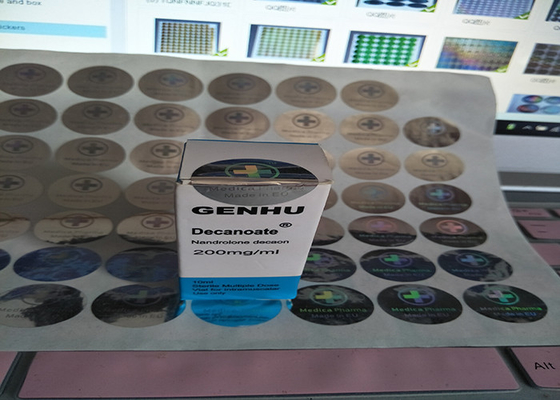 Étiquettes holographiques pour les flacons ou boîtes de 10 ml