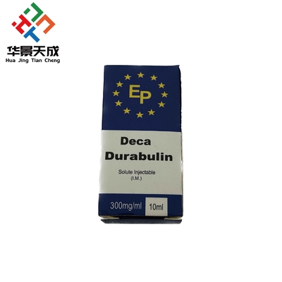 Boîtes de flacons de 10 ml personnalisables en papier finition brillante pour l' emballage des flacons de déca-stéroïdes