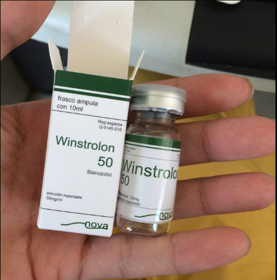Winstrolon 50 10 ml huile pour injection Étiquettes et boîtes 10 ml flacon Boîte de papier