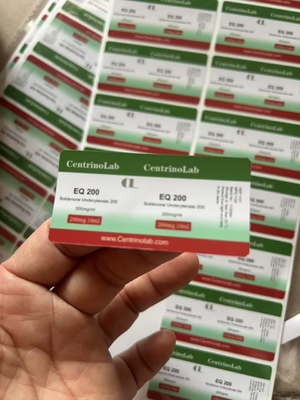 Étiquettes de flacons en verre étanches et durables pour les laboratoires Testo E Nano avec effet laser et conception personnalisée