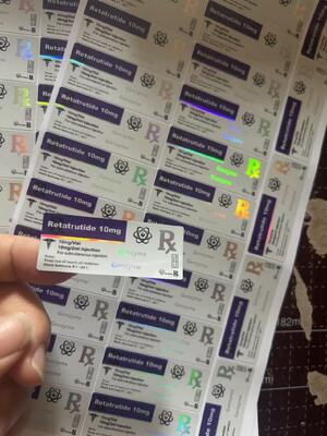 Étiquettes des flacons d'injection de 2 ml de Reta  trutide 30 mg pour injection sous-cutanée