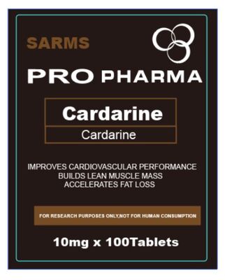 Étiquettes de flacon de pilules Cardarine 10mg Orale