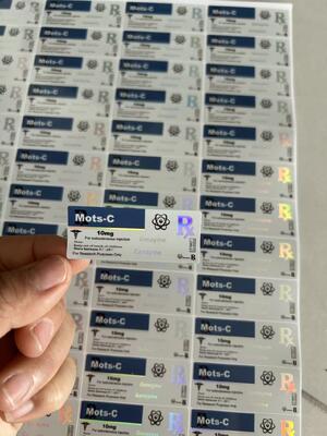 Étiquettes pour flacons de 3 ml Motcs-10mg