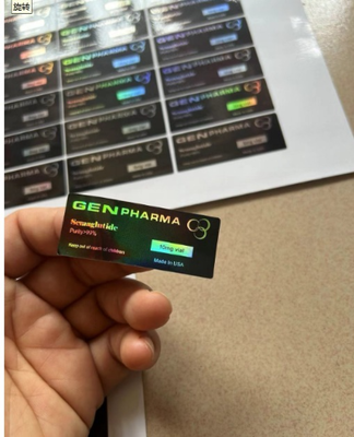 Sema10mg PET Materail Self Adhesive Peptide 3ml Vial Labels