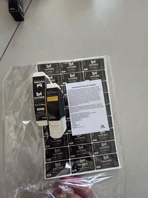 A Set of Test P Laser PET 10ml Glass Vial Labels And Box With Paper Instruction And Vials
