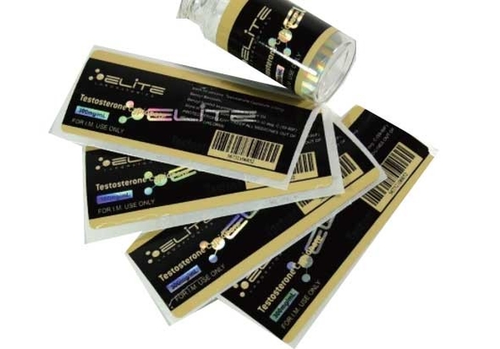 Le laboratoire de Pharma épluchent l'impression métallique de label de bouteille de médecine pour des fioles d'injection