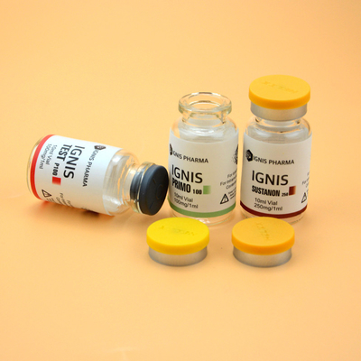 Étiquettes de flacons en verre Pvc imperméables brillants personnalisés de 10 ml