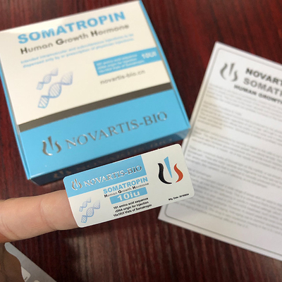 Étiquettes de flacons pharmaceutiques brillants de 2 ml HG 10 UI