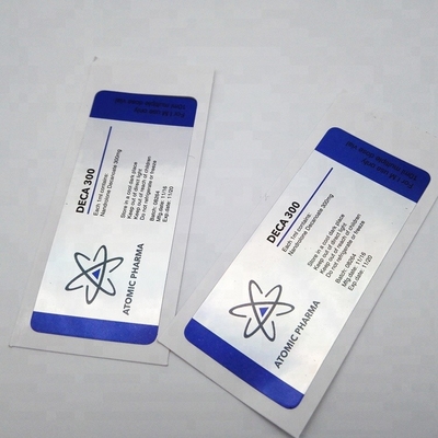 PET holographique 10 ml Flacon de 20 ml Étiquettes pour flacons