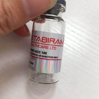Étanche tren Acétate 100mg/ml Étiquettes de flacons en verre