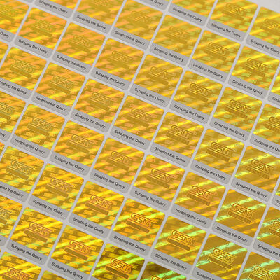 Anti autocollant d'hologramme de sécurité de film d'ANIMAL FAMILIER du radar 3D