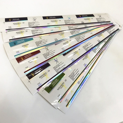 4C imprimant l'injection 10ml Vial Labels 6x3cm