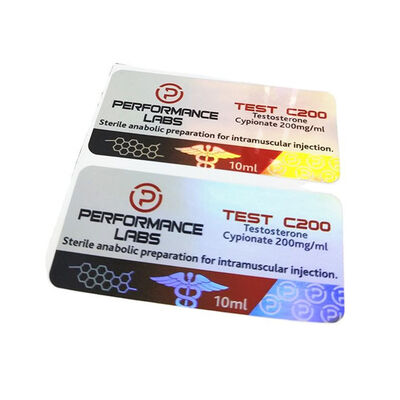 film 10ml Vial Labels With Glossy Varnishing d'ANIMAL FAMILIER de laser de 6x3cm