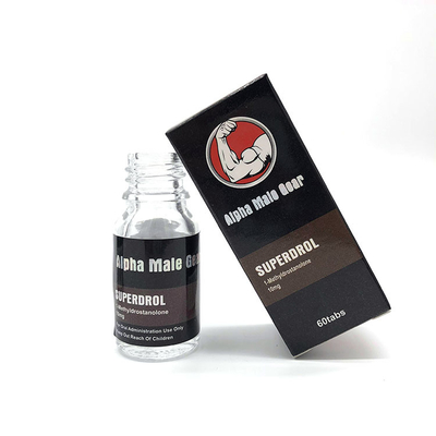 étiquettes et boîtes blanches de fiole de Superdrol de vitesse du carton alpha 250gsm