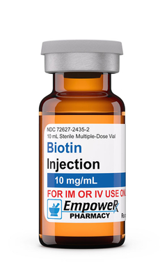 Étiquettes de flacons en verre d'injection d'énanthate de test de pharmacie de PVC Empower