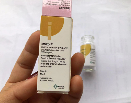 Dipropionate 12 mg/ml labels et boîtes d'Imizol Imidocarb d'acide propionique